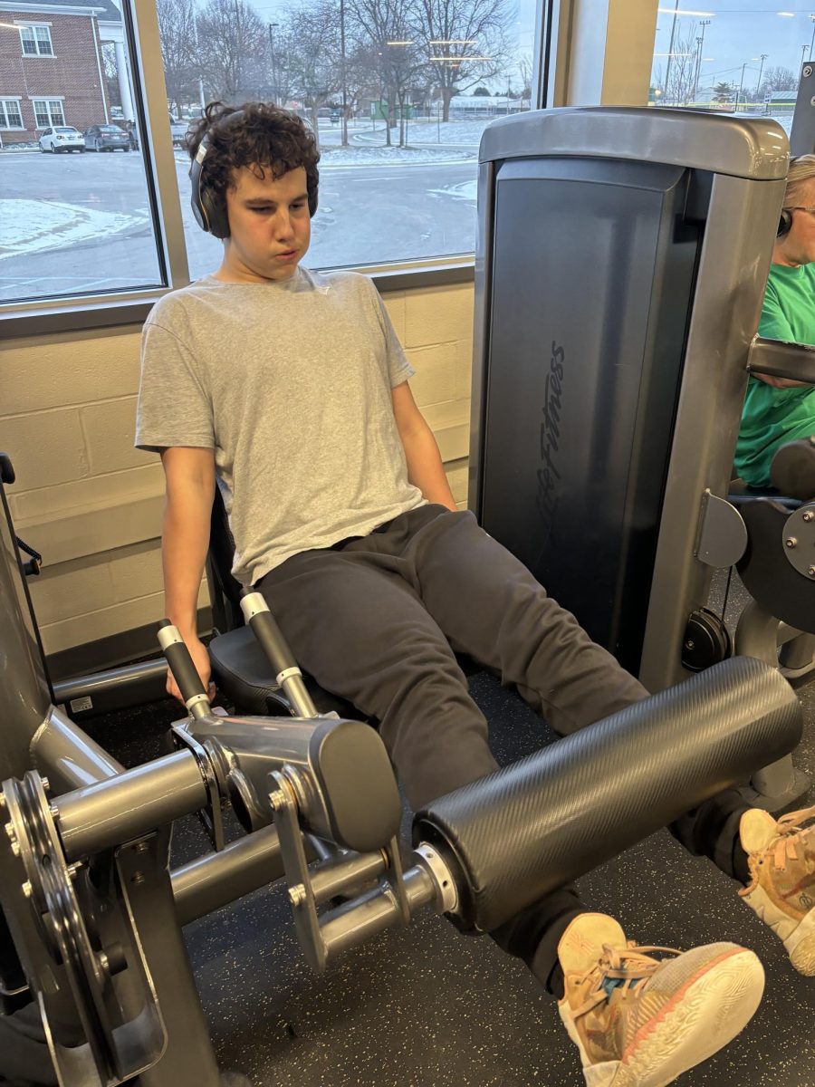 Students hitting the gym