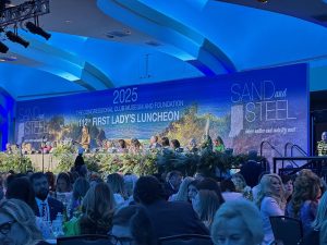 Reporter attends First Ladies Lunch