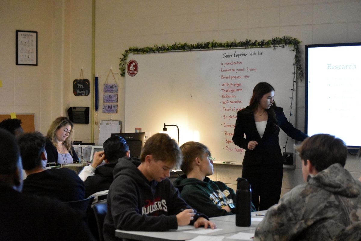 Seniors present Capstones