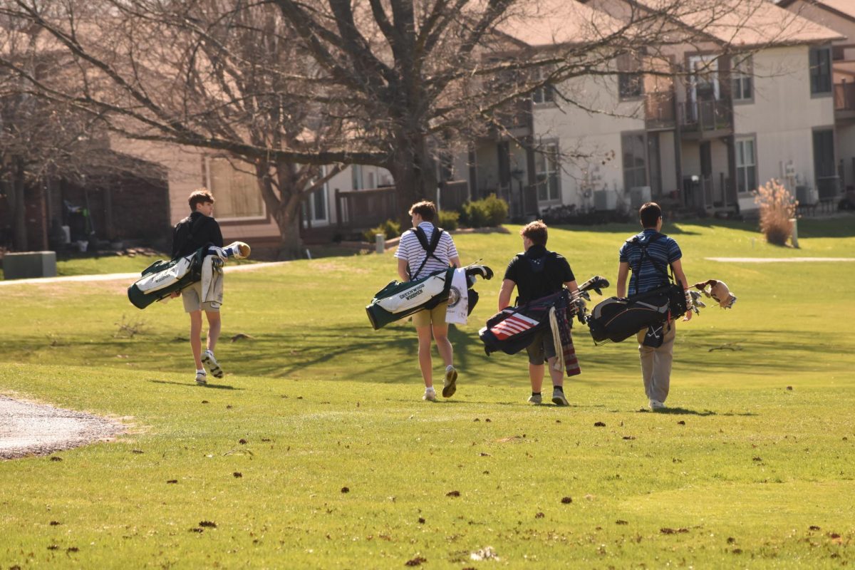 Boy golf on the way to Mooresville Invitational